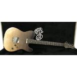 Patrick James Eggle drop top Oz electric guitar, made in England, single piece swamp ash body with