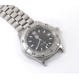 Tag Heuer 2000 Series Professional 200m stainless steel gentleman's bracelet watch, ref. WK1110-0,