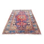 Persian Nahavand rug, 80" x 53" approx