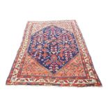 Persian Farahan rug, 73" x 46" approx