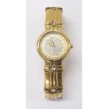 Raymond Weil 18k gold plated lady's bracelet watch, ref. 3745, quartz, 23mm (PWUHQQ) . Condition
