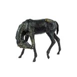 Friederun v. Stralendorff-Eilers (1916-2011) - bronze study of a horse