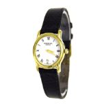 Raymond Weil Geneve Tradition 18k gold plated oval lady's wristwatch, ref. 5371, no. Z517114,