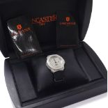 Lancaster Pillola Deco stainless steel and diamond lady's wristwatch, ref. OLA03526/NR, diamond