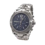 Tag Heuer Link 200m chronograph stainless steel gentleman's bracelet watch, ref. CT1110-0, no.