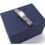 Raymond Weil Geneve Tango rectangular stainless steel lady's bracelet watch, ref. 5971, no. K012785,