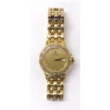 Raymond Weil Geneve Tango gold plated and stainless steel lady's bracelet watch, ref. 5360, no. Z