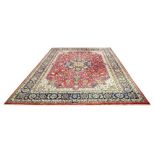 Good large Persian Mashad rug, 12' x 9.5' approx