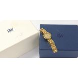 Raymond Weil Geneve Allegro gold plated and stainless steel lady's bracelet watch, ref. 5817, no.