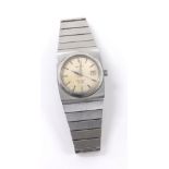 Zenith Port Royal Quartz stainless steel lady's bracelet watch, ref. 01.0600.075, silvered dial with