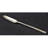 George III silver marrow scoop, London 1791, London 'W.S', 9" long, 1.5oz approx