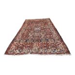 Persian Bakhtiari carpet, 124" x 66" approx