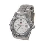 Tag Heuer 2000 Series Professional 200m mid-size stainless steel gentleman's bracelet watch, ref.