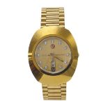 Rado Diastar automatic gold plated and stainless steel gentleman's bracelet watch, ref. R1,