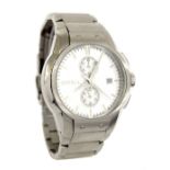 Breil Urban chronograph stainless steel gentleman's bracelet watch, ref. TW0600, silvered dial