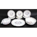 Selection of Wedgwood serving dishes and plates in a design by van Hoorne, comprising large platter,