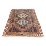 Persian Afshar rug, 66" x 50" approx