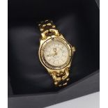 Tag Heuer SEL Professional 200m gold plated and stainless steel lady's bracelet watch, ref. WG1330-