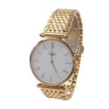 Longines La Grande Classique gold plated gentleman's bracelet watch, ref. L4 709 1, no. 36461344,