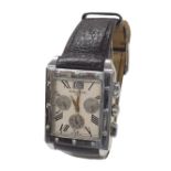 Raymond Weil Tango chronograph stainless steel gentleman's wristwatch, ref. 4881, no. K189330, cream