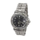 Tag Heuer Chronometer 6000 Series automatic stainless steel gentleman's bracelet watch, ref.
