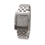 Longines DolceVita Square stainless steel gentleman's bracelet watch, ref. L5 666 4, no. 30354540,