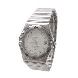 Omega Constellation Perpetual Calendar stainless steel gentleman's bracelet watch, ref. 396.1202,