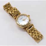 Raymond Weil Geneve Chorus 18k gold plated lady's bracelet watch, ref. 5888, no. 7991518, mother