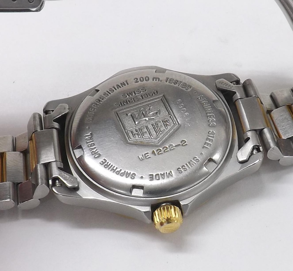 Tag Heuer 2000 Series Professional 200m mid-size bi-colour gentleman's bracelet watch, ref. WE1222- - Image 2 of 2