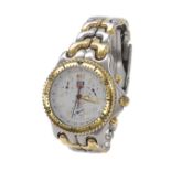 Tag Heuer SEL Professional 200m chronograph two-tone gentleman's bracelet watch, ref. CG1120-0,