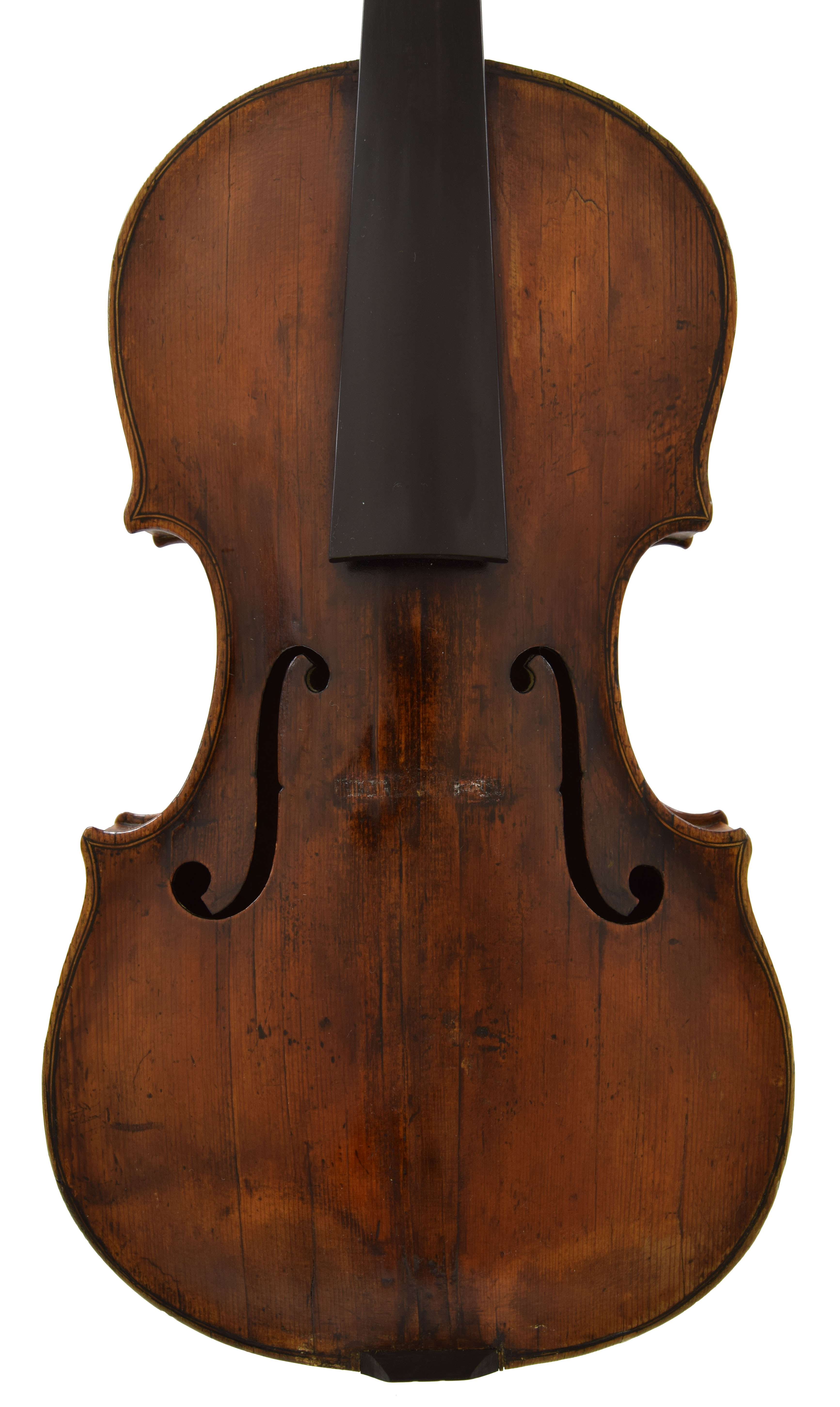 Interesting 18th century violin labelled Januarius Gagliano, Filius-Alexandri, fecit Neap 1732,