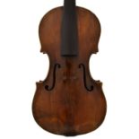 Interesting 18th century violin labelled Januarius Gagliano, Filius-Alexandri, fecit Neap 1732,