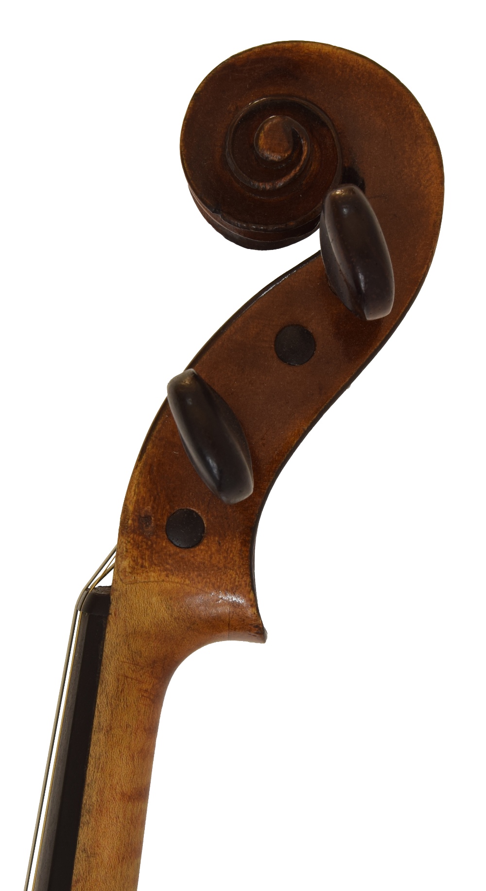 Good French violin labelled Eugene Henry Luthier, Rue St. Martin, 151, Paris, the one piece back - Image 3 of 3