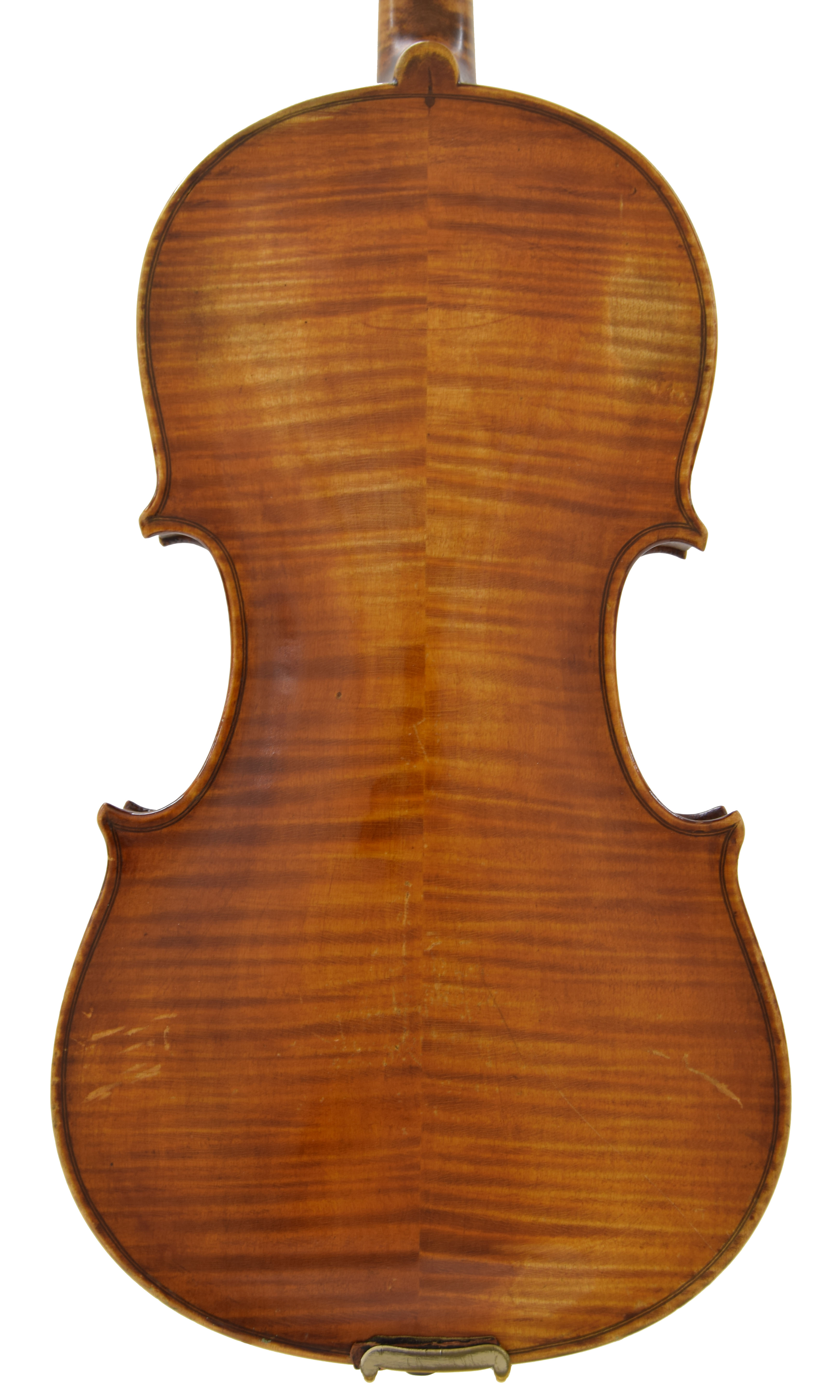 English violin by James Worden labelled Jacobus Worden, fecit in Prestoniensis Anno 1904, sub - Image 2 of 3