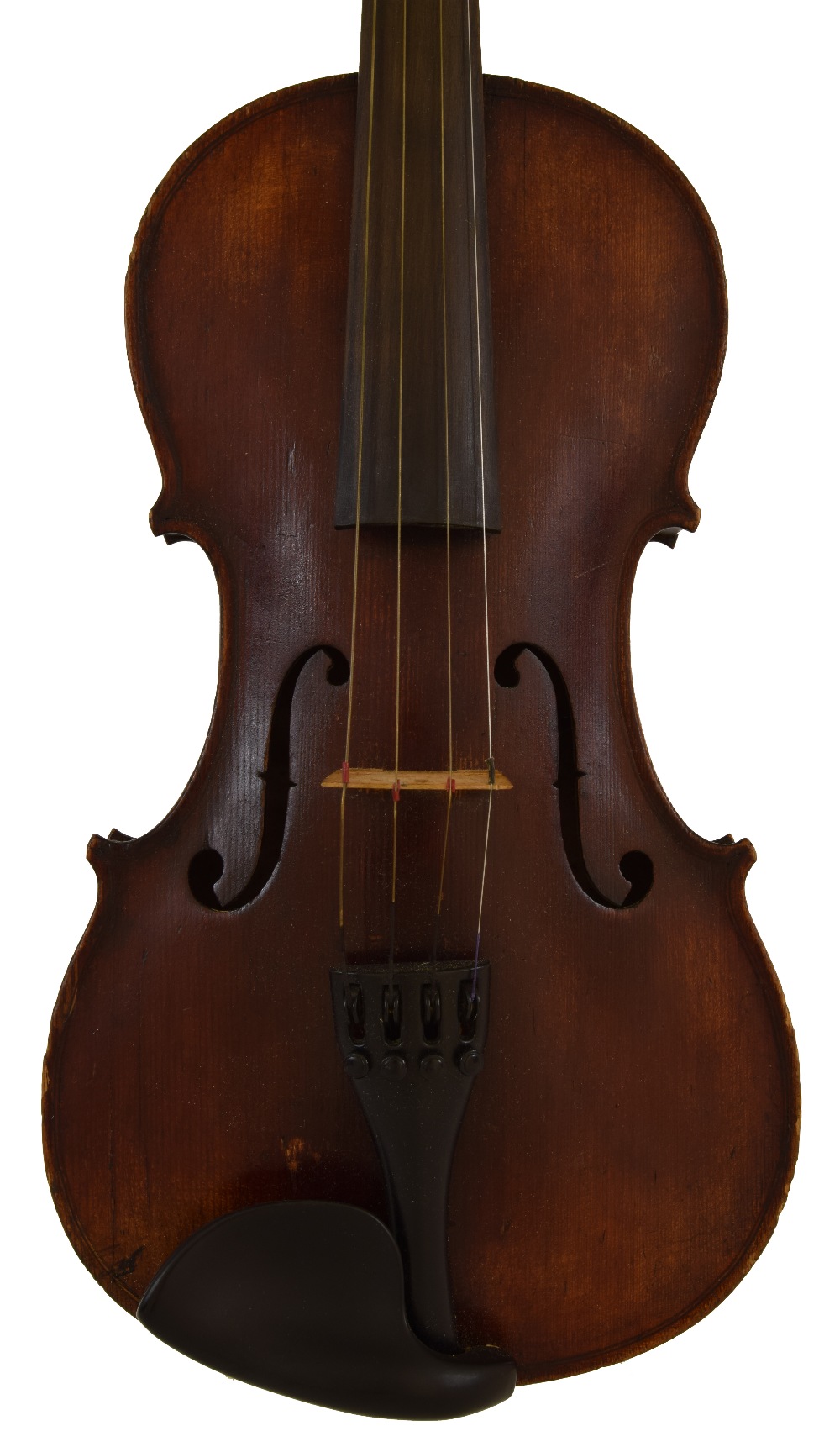 Late 19th century German violin of the Neuner School, 14", 35.60cm