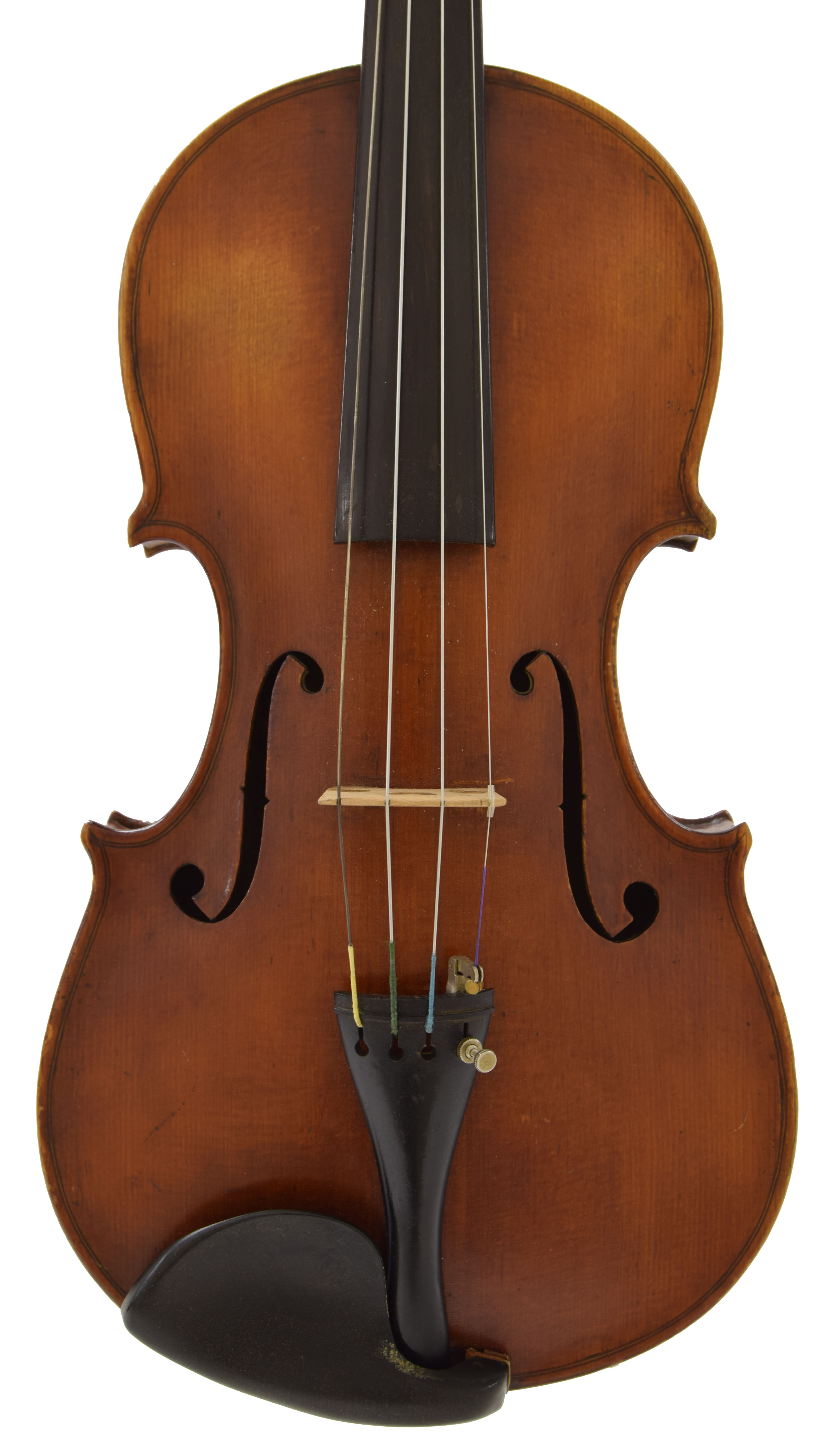 English violin by James Worden labelled Jacobus Worden, fecit in Prestoniensis Anno 1904, sub