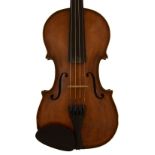 Swedish violin, indistinctly labelled ...1921, no. 16, 14", 35.60cm