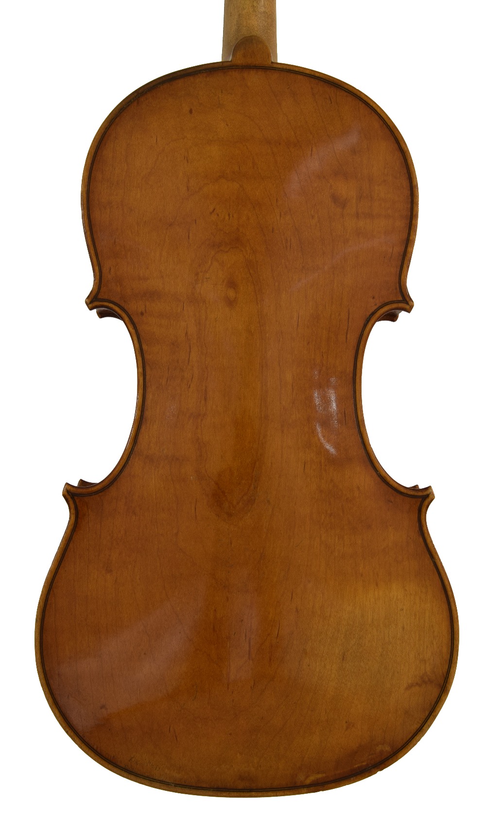 English violin by and labelled Made by John Smith, Teddington, London W., the one piece back of - Image 2 of 3