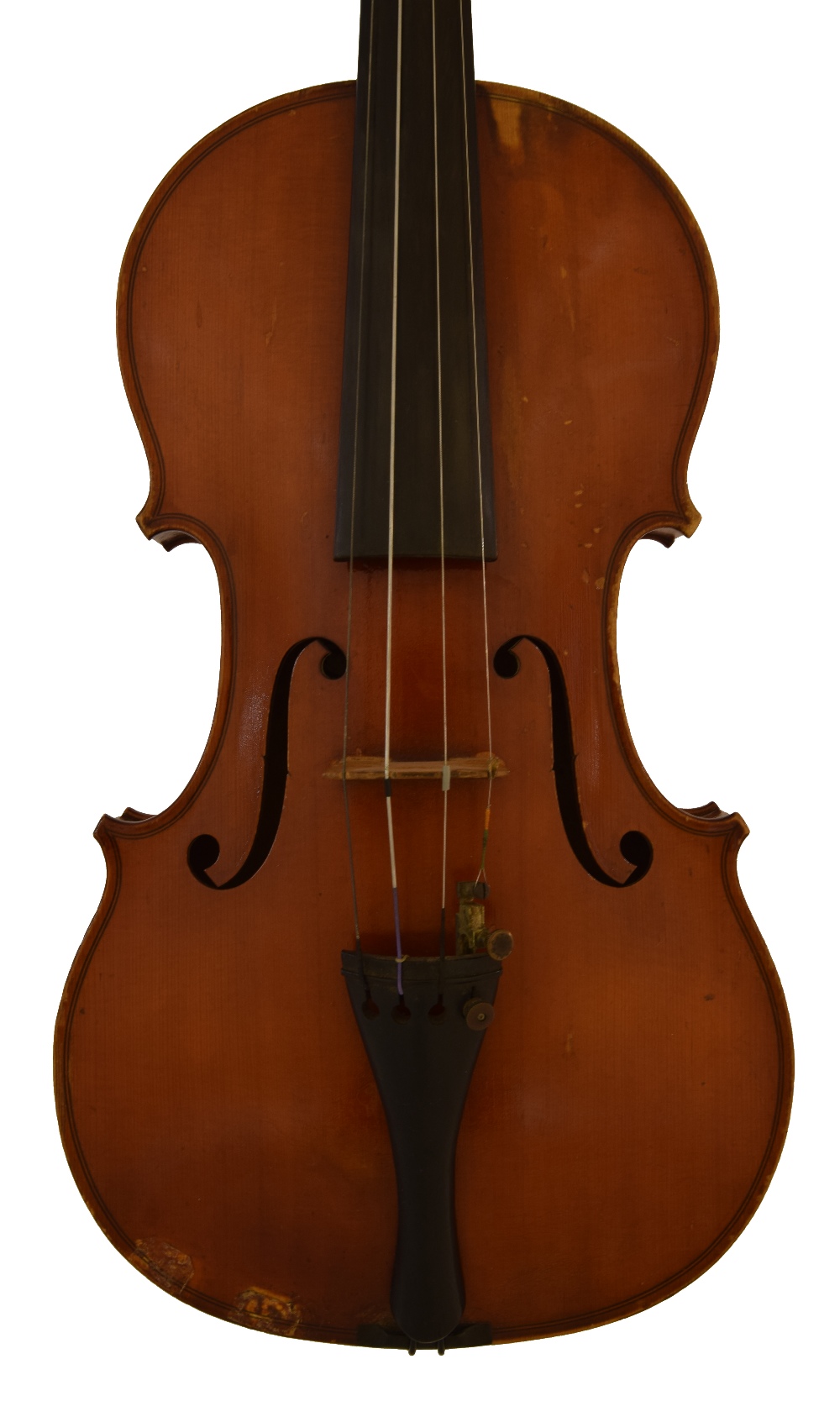 Good English violin by and labelled Jeffery J. Gilbert.Peterborough.Fecit.Anno MDCCCCXXV (1925), the