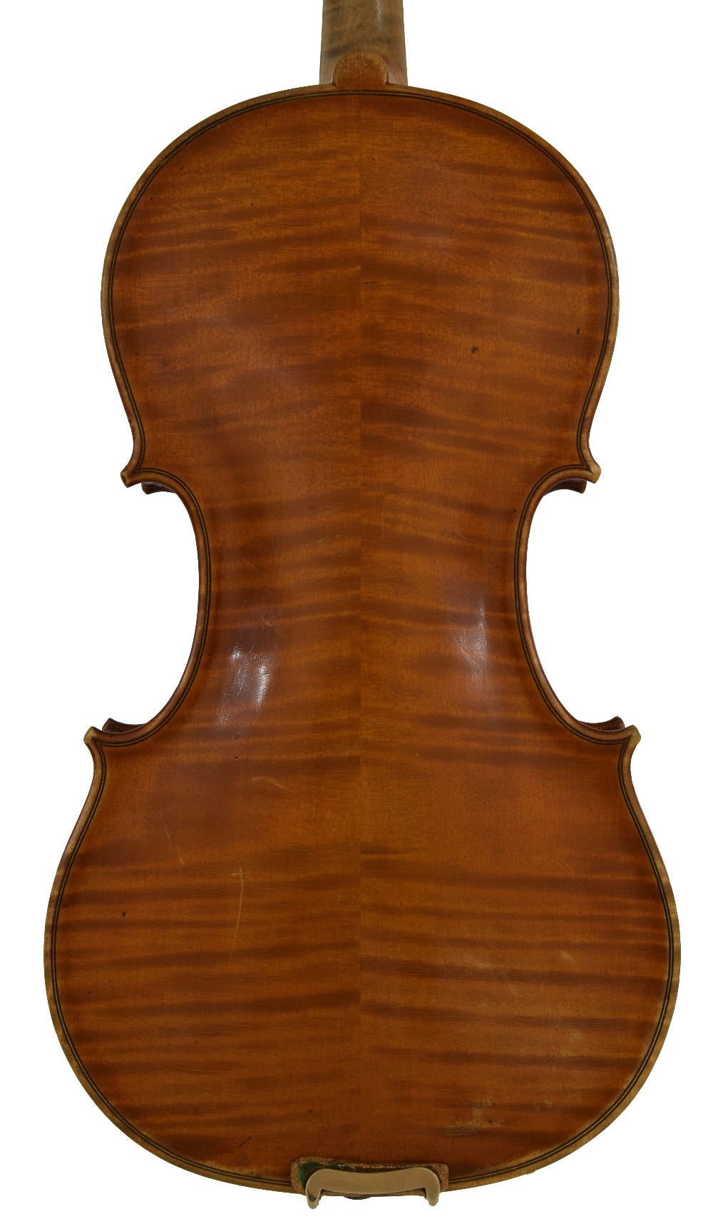 French violin labelled Degani Eugenio fece Venezia-Anno 1891, the two piece back of broad curl - Image 2 of 3