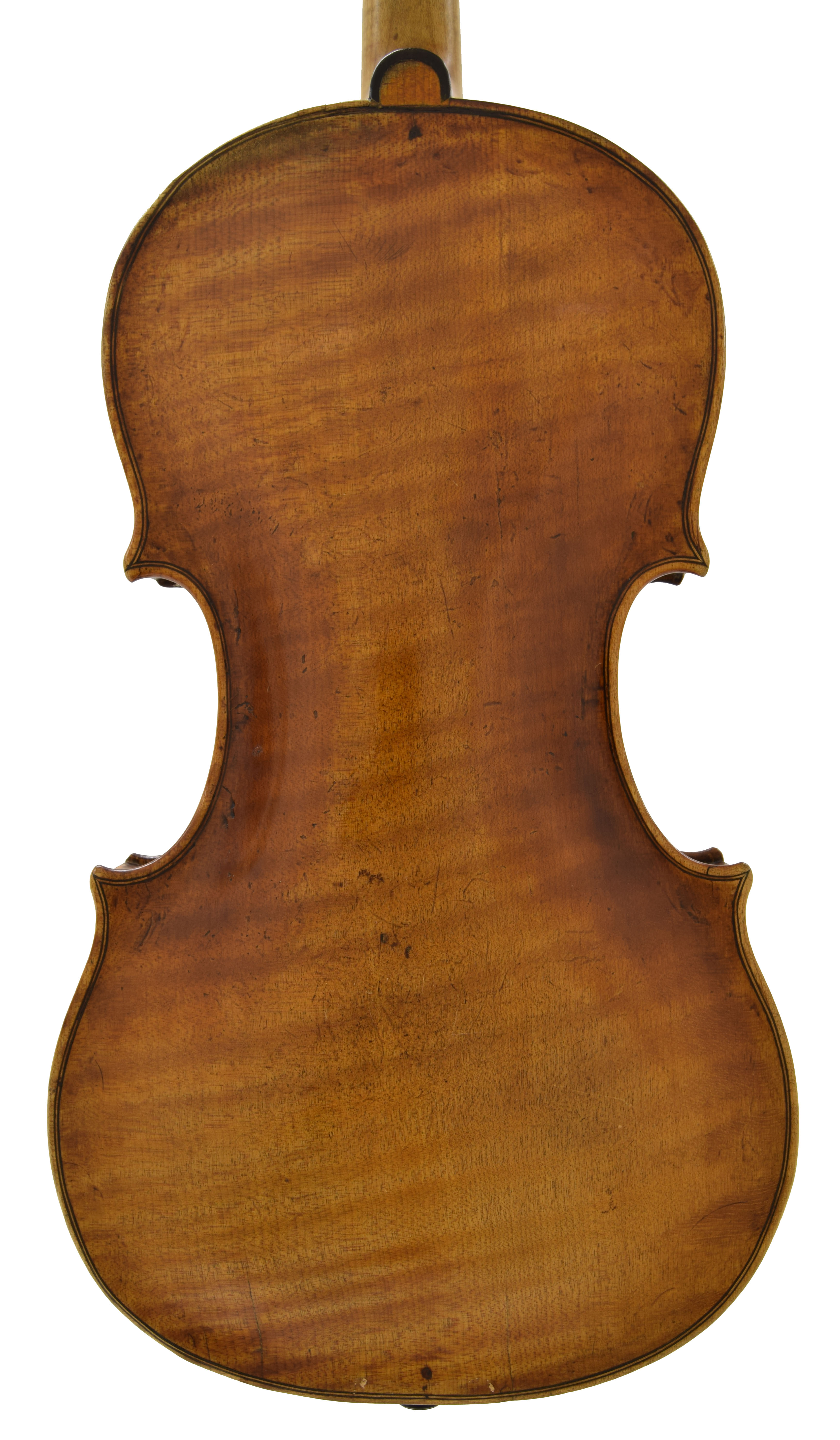 Interesting 18th century violin labelled Januarius Gagliano, Filius-Alexandri, fecit Neap 1732, - Image 2 of 3