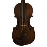 Interesting late 18th century violin possibly by and labelled Joseph Frank, Bugerlicher,