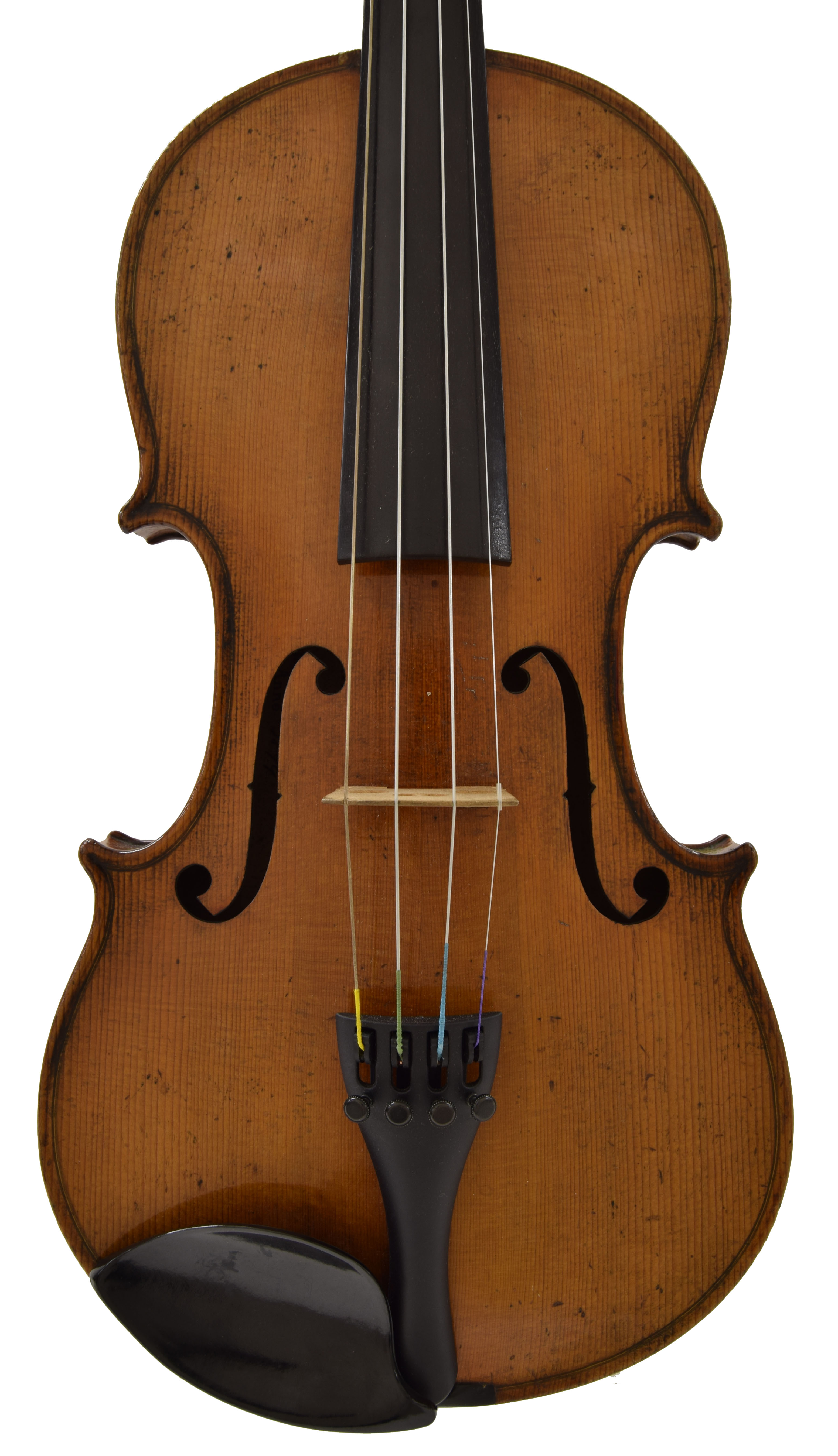 German violin by and labelled Atelier Fur Kunstlerischen, Geigenbau, Alban Voigt & Co. Sachsen &