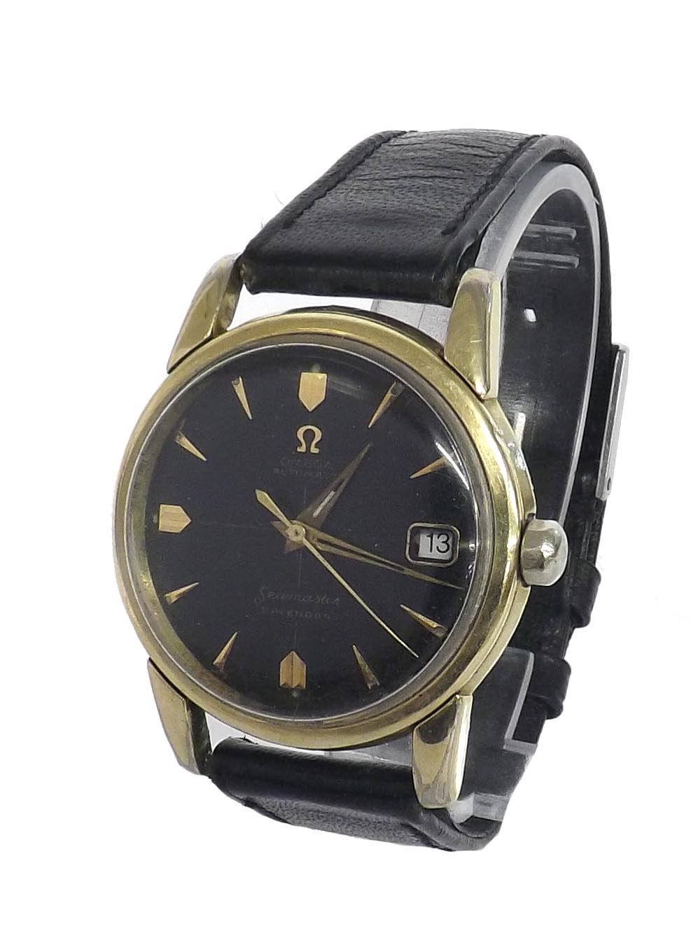 Omega Seamaster Calendar automatic gold plated and stainless steel gentleman's wristwatch, ref.