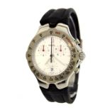 Ebel Sport Wave chronograph stainless steel gentleman's wristwatch, ref. E9251642, no. 95513071,