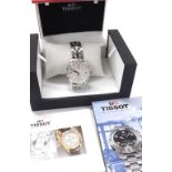 Tissot PRC 200 stainless steel gentleman's bracelet watch, ref. T461, no. 11JA0089198, circular