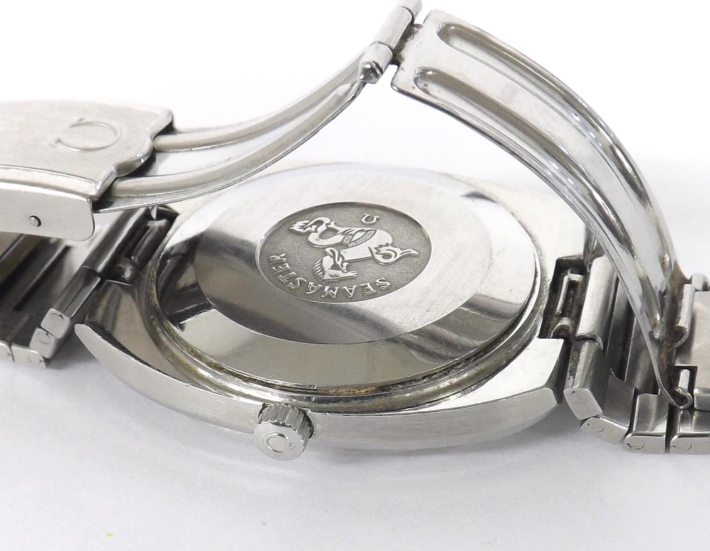 Omega Seamaster automatic stainless steel gentleman's bracelet watch, the cushioned square - Image 2 of 4