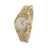 Rolex 9ct Oyster Perpetual lady's wristwatch on a later 18ct jubilee bracelet, ref. 6619, circa
