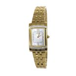 Citizen Eco-Drive Stiletto diamond gold plated lady's bracelet watch, ref. G670, mother of pearl