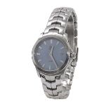 Tag Heuer Link Mini lady's stainless steel bracelet watch, ref. WJF1411, no. YK0653, blue mother